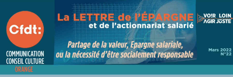La lettre de l&rsquo;épargne et de l&rsquo;actionnariat salarié