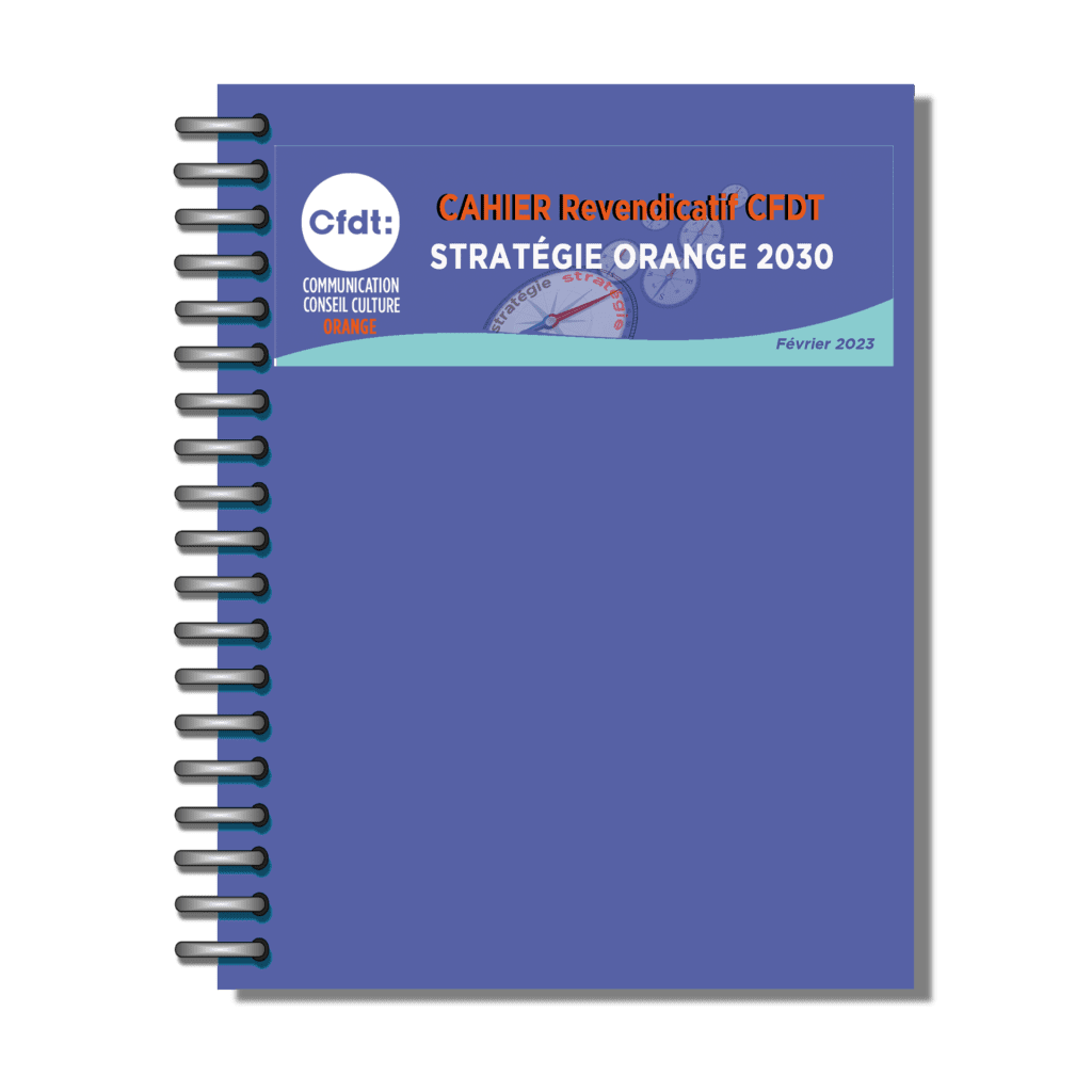 cahier revendicatif CFDT