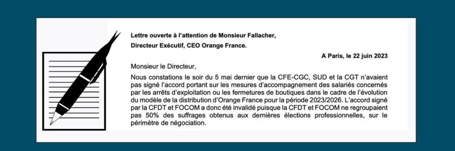 Lettre ouverte à l’attention de Monsieur Fallacher