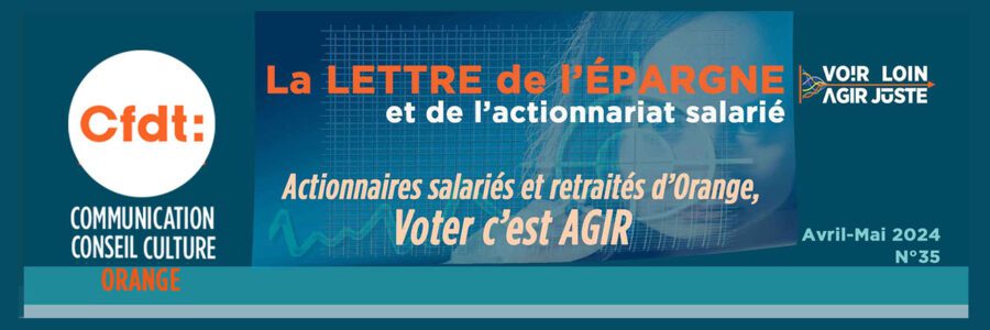 La lettre de qualité de l&rsquo;épargne et de l&rsquo;actionnariat salarié N°35