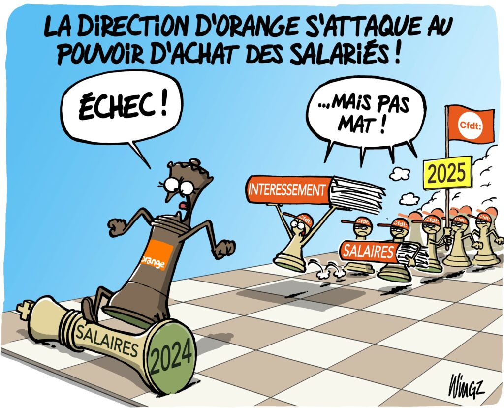 La direction d'Orange s'attaque au pouvoir d'achat des salariés !