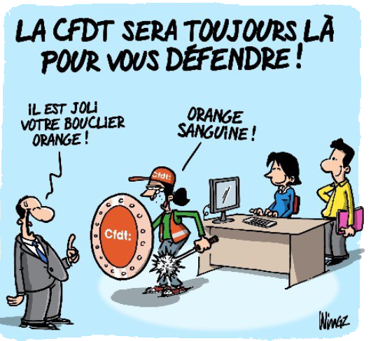 Vos Elus vous Informent 8 A2PGSO
Dessin Wingz
La CFDT sera toujours là pour vous défendre !
