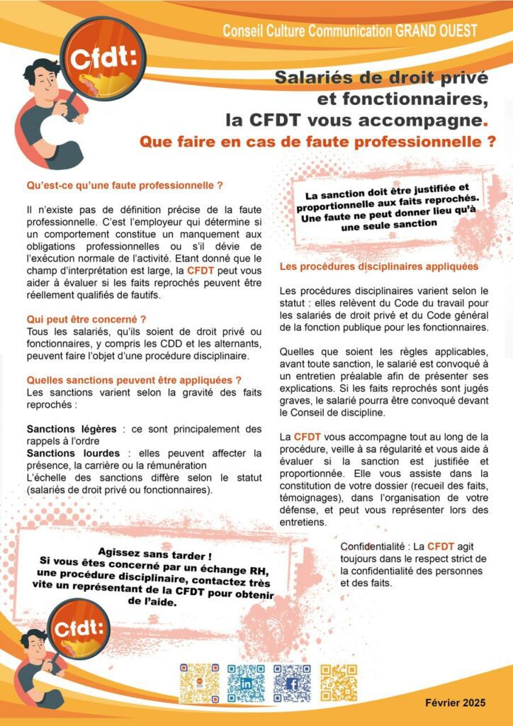 QUE FAIRE EN CAS DE FAUTE PROFESSIONNELLE ?