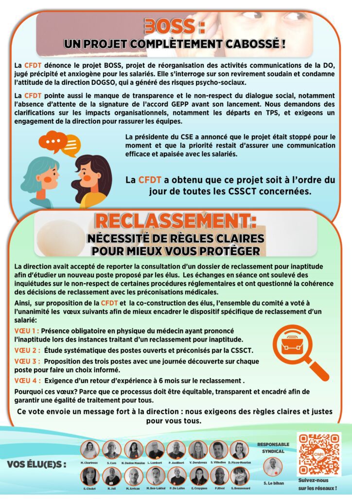 Les news du CSE DOGSO 11 P2