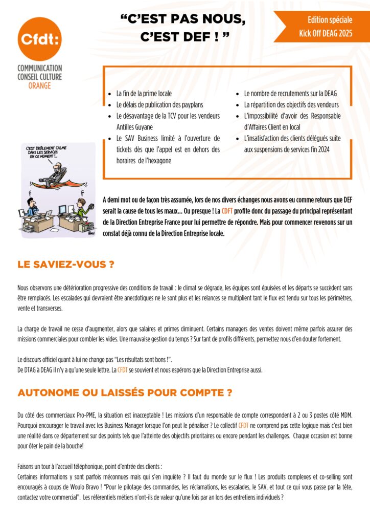 Avril 25 - C'EST PAS NOUS, C'EST DEF ! -