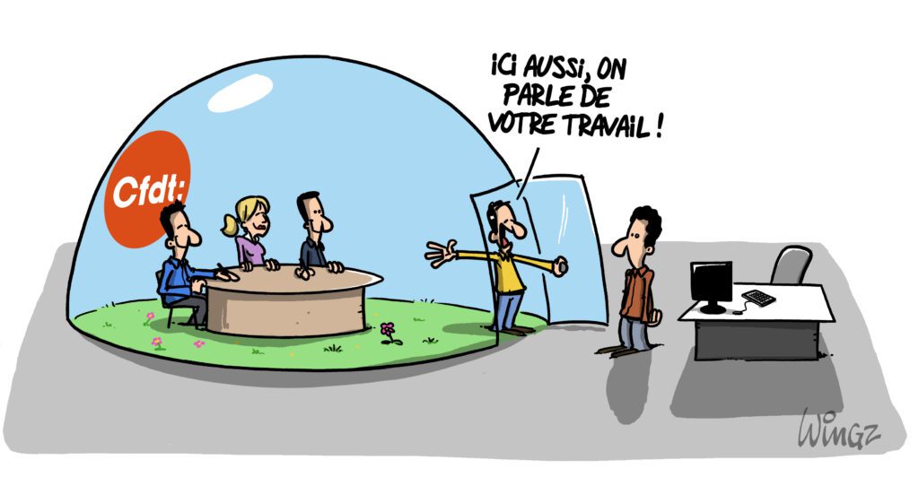 Vos élus vous informent 3 UCI SO
Dessin Wingz " ici aussi on parle de votre travail "