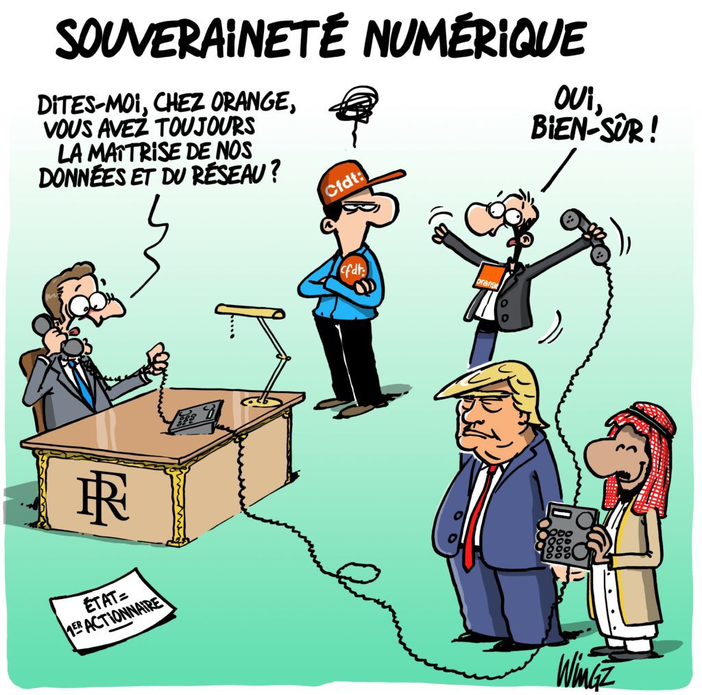 SOUVERAINETÉ NUMÉRIQUE CHEZ ORANGE
UN GIGA DÉFI À RELEVER 	!
