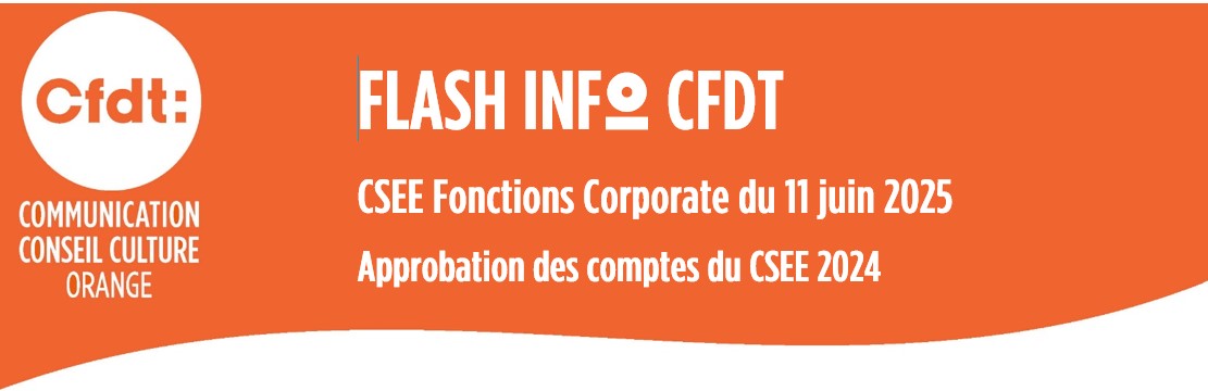 FLASH INFO /CSEE Fonctions Corporate comptes 2024