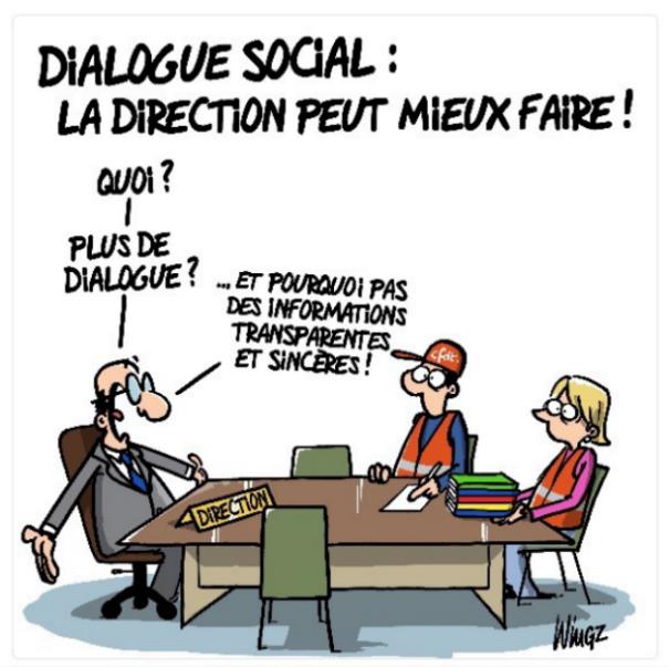 dessin wingz : NEWLANNION : quel dialogue social ?