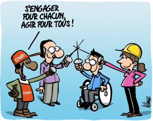 dessin wingz s'engager pour chacun agir pour tous !